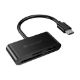 Εικόνα της Card Reader Lamtech USB-C Black LAM112457