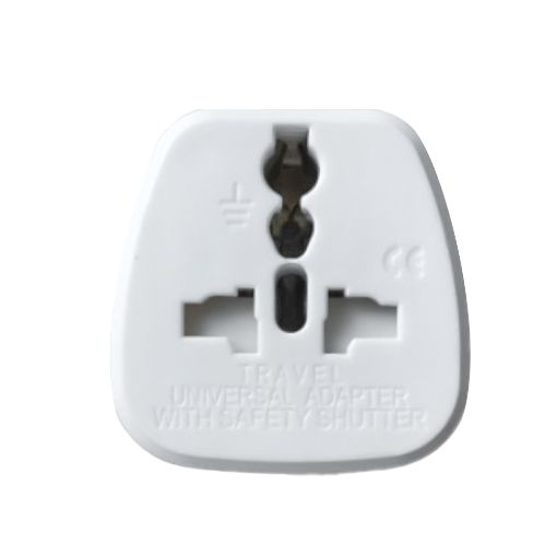 Εικόνα της Αντάπτορας Πρίζας Lamtech Universal Λευκό LAM113294