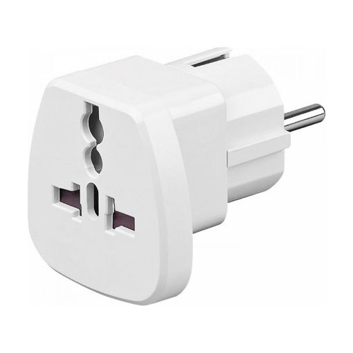 Εικόνα της Αντάπτορας Πρίζας Lamtech Universal Λευκό LAM113294