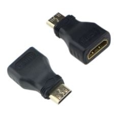 Εικόνα της Adapter Powertech Mini HDMI Male to HDMI Female Black CAB-H025