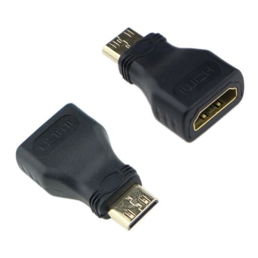 Εικόνα της Adapter Powertech Mini HDMI Male to HDMI Female Black CAB-H025