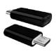 Εικόνα της Adapter Powertech Micro USB Male to USB-C Female Black CAB-UC020