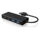 Εικόνα της RaidSonic Icy Box USB Hub USB-A to 4-Port USB-A/USB-C Black IB-HUB1426-U3
