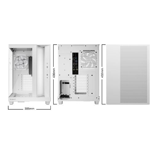Εικόνα της Be Quiet! Light Base 500 LX Tempered Glass White BGW86