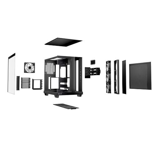 Εικόνα της Be Quiet! Light Base 500 LX Tempered Glass Black BGW85