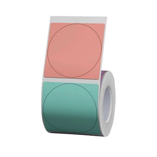 Εικόνα της Αυτοκόλλητες Ετικέτες Ρολό Niimbot 41x41mm Color 175τμχ T4141-175