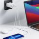 Εικόνα της Φορτιστής Ugreen CD275 2x USB-C & 1x USB-A 65W White 90496B