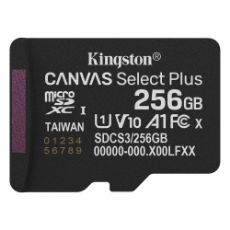 Εικόνα της Κάρτα Μνήμης MicroSDXC Kingston Canvas Select Plus 256GB Class 10 UHS-I U1 + SD Adapter SDCS3/256GB