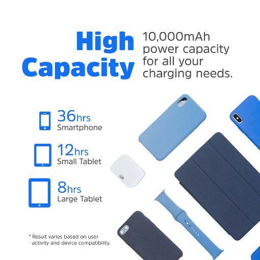 Εικόνα της Power Bank Energizer Ultimate Wireless Charging USB-C/USB-A 10000mAh 20W Black QE10009PQ