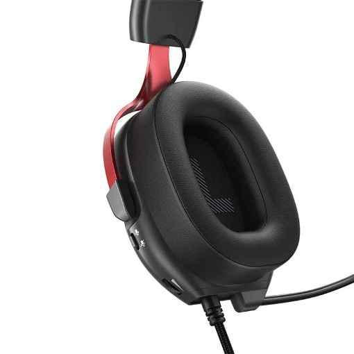 Εικόνα της Headset QCY Heroad VN200 Pro 7.1 USB RGB Black/Red