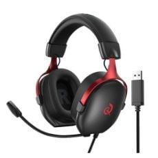 Εικόνα της Headset QCY Heroad VN200 Pro 7.1 USB RGB Black/Red