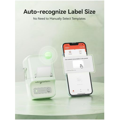 Εικόνα της Εκτυπωτής Ετικετών Niimbot B21S Bluetooth Mint Green