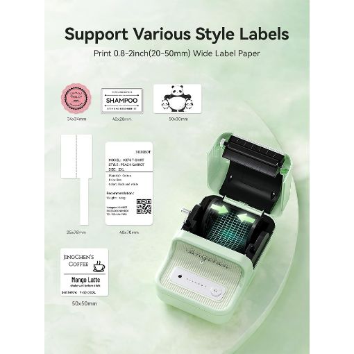 Εικόνα της Εκτυπωτής Ετικετών Niimbot B21S Bluetooth Mint Green