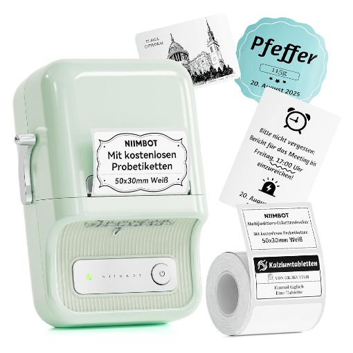 Εικόνα της Εκτυπωτής Ετικετών Niimbot B21S Bluetooth Mint Green
