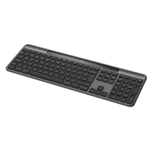 Εικόνα της Πληκτρολόγιο Logitech K980 Signature Slim Solar+ for Business Wireless Graphite (US) 920-013779