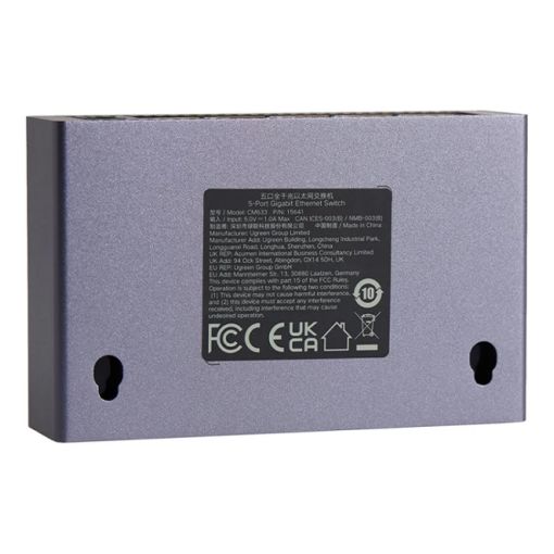 Εικόνα της Switch Ugreen CM633 5-Port Gigabit Ethernet 15641EU