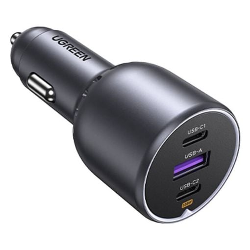 Εικόνα της Φορτιστής Αυτοκινήτου Ugreen EC705  Dual USB-C & USB-A 130W Gray 35025