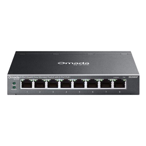 Εικόνα της Switch TP-Link Omada ES208GP 8-Port Gigabit Managed PoE+