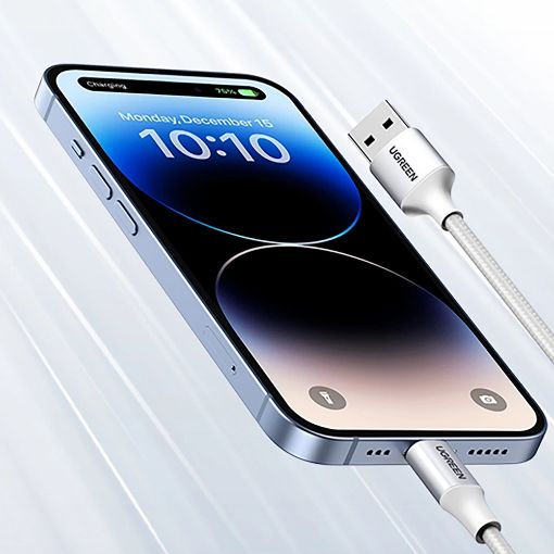 Εικόνα της Καλώδιο Ugreen US199 USB-A to Lightning 1.5m Silver 60162