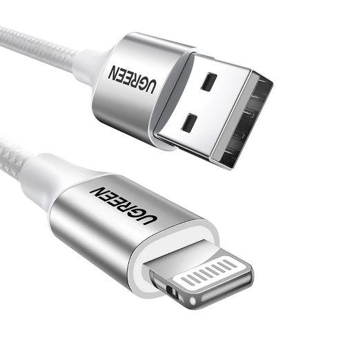 Εικόνα της Καλώδιο Ugreen US199 USB-A to Lightning 1.5m Silver 60162