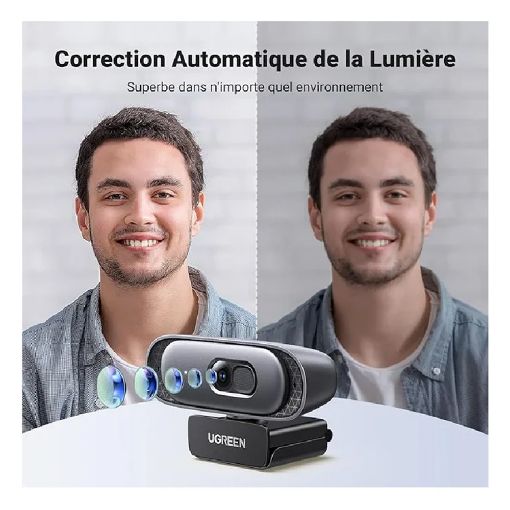 Εικόνα της Webcam Ugreen CM778 USB 2K Black 35626