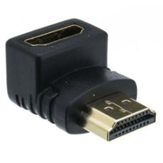 Εικόνα της Adapter Powertech HDMI Female to HDMI Male Angled Black CAB-H034