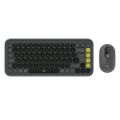 Εικόνα της Πληκτρολόγιο-Ποντίκι Logitech Pop Icon Combo Bluetooth Graphite/Green 920-013140