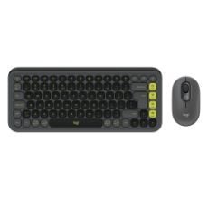 Εικόνα της Πληκτρολόγιο-Ποντίκι Logitech Pop Icon Combo Bluetooth Graphite/Green 920-013140