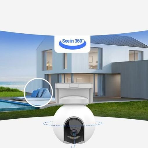 Εικόνα της Outdoor Battery IP Camera Ezviz EB8 Pro 4G Kit 4K Pan/Tilt Wireless + Solar Panel 8W