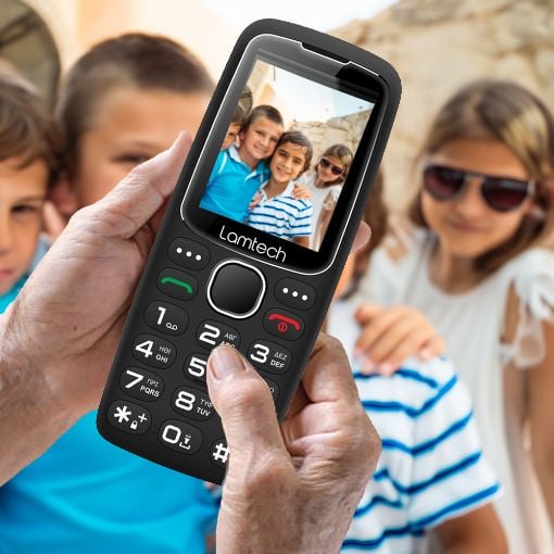 Εικόνα της Κινητό Τηλέφωνο Lamtech Tiny L II 2.4" Dual SIM GR Blue LAM113140
