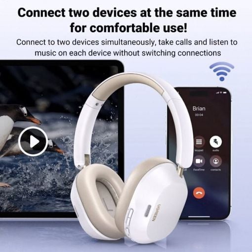 Εικόνα της Headset Ugreen HP203 Bluetooth ANC Blue 65384