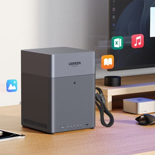 Εικόνα της Nas Tower Ugreen DH4300 Plus 4-Bay 8GB Grey 85660