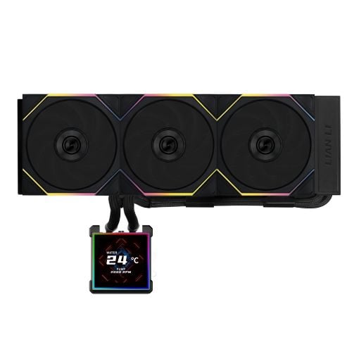 Εικόνα της Lian Li Hydroshift II LCD-S 360TL RGB Fans Black G89.GHS2LCDS36TB.00