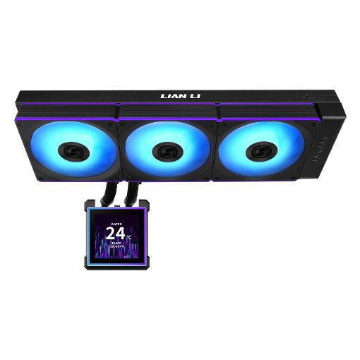 Εικόνα της Lian Li Hydroshift II LCD-S 360CL RGB Fans Black G89.GHS2LCDS36CB.00