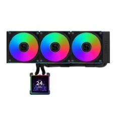 Εικόνα της Lian Li Hydroshift II LCD-S 360CL RGB Fans Black G89.GHS2LCDS36CB.00