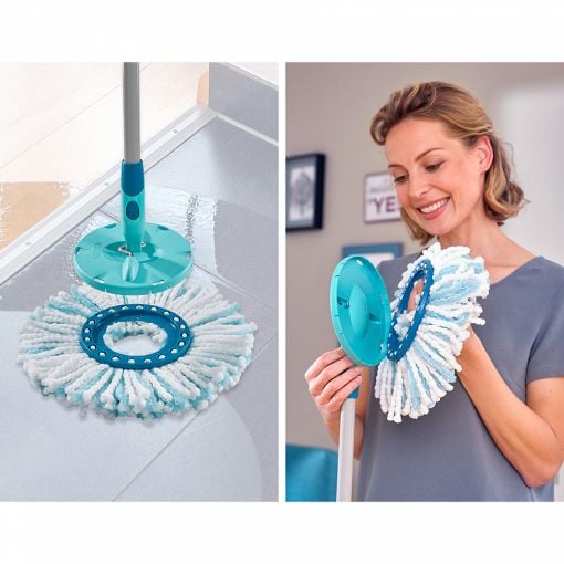 Εικόνα της Ανταλλακτικό Σφουγγαρίστρας Leifheit Clean Twist Disc Mop Micro Duo 52104