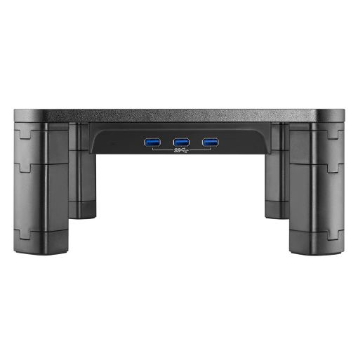 Εικόνα της Επιτραπέζια Βάση Οθόνης Brateck Multi-Purpose 17-32" με 3 Θύρες USB 3.0 Black AMS-7