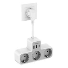 Εικόνα της Πολύπριζο Tessan 3 Θέσεων με 2x USB-A & 1x USB-C 15cm White TS-323X-C