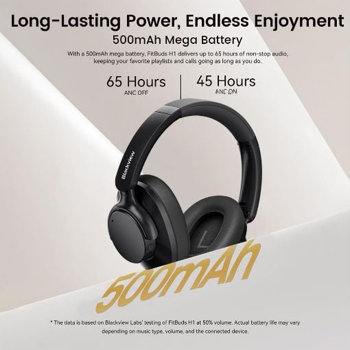 Εικόνα της Headphones Blackview FitBuds H1 Bluetooth Nimbus Black