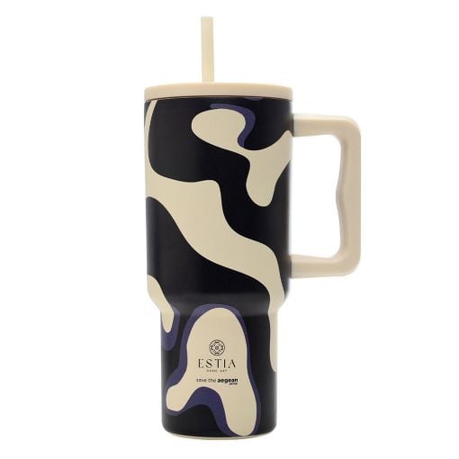 Εικόνα της Θερμός Estia Straw Tumbler XL Save The Aegean 900ml Bold Drift 01-36249