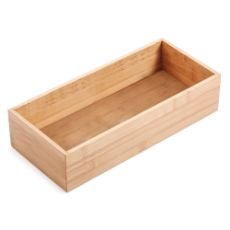 Εικόνα της Κουτί Οργάνωσης Estia Bamboo Essentials Στοιβαζόμενο 37x26x8.3cm 02-31428