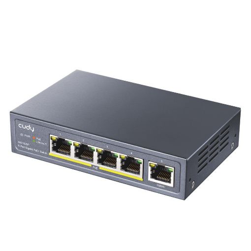 Εικόνα της Switch Cudy GS105P v1.0 5-Port Gigabit PoE+