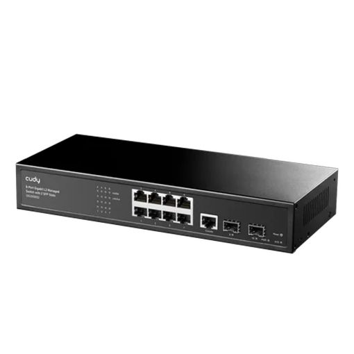 Εικόνα της Switch Cudy GS2008S2 v1.0 8-Port GbE + 2-Slot SFP L2 Managed Gigabit