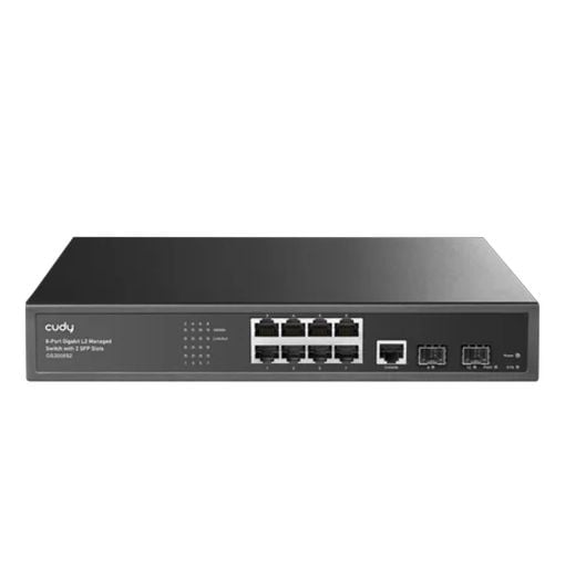 Εικόνα της Switch Cudy GS2008S2 v1.0 8-Port GbE + 2-Slot SFP L2 Managed Gigabit