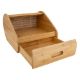 Εικόνα της Ψωμιέρα 5Five Ξύλινη με Καπάκι 30.4x33x21.6cm Μπεζ 209236