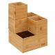 Εικόνα της Σετ Κουτί Οργάνωσης 5Five από Bamboo 18x18x10cm 4τμχ 174755