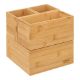 Εικόνα της Σετ Κουτί Οργάνωσης 5Five από Bamboo 18x18x10cm 4τμχ 174755