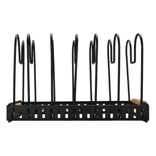 Εικόνα της Θήκη με Διαχωριστικά Estia Bamboo Essentials Μεταλλική με Χερούλι 30.5x17.7x19cm Μαύρη 01-29890