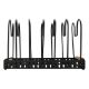Εικόνα της Θήκη με Διαχωριστικά Estia Bamboo Essentials Μεταλλική με Χερούλι 30.5x17.7x19cm Μαύρη 01-29890