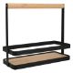 Εικόνα της Θήκη Οργάνωσης με Χερούλι Estia Bamboo Essentials 24x10.5x21.3cm Μαύρη 01-28343